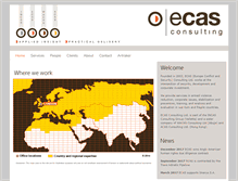 Tablet Screenshot of ecasconsulting.com